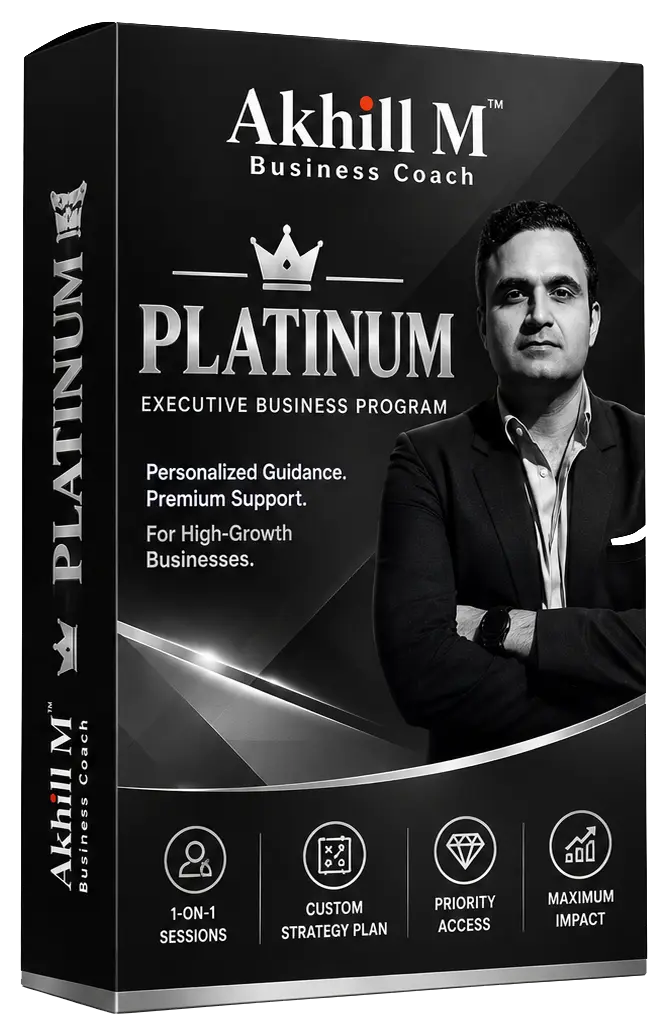 One-on-One Business Coaching with Akhill M